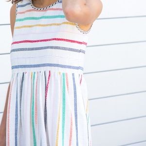 Ace & Jig Daisy Dress SZ LG in MERRY textile